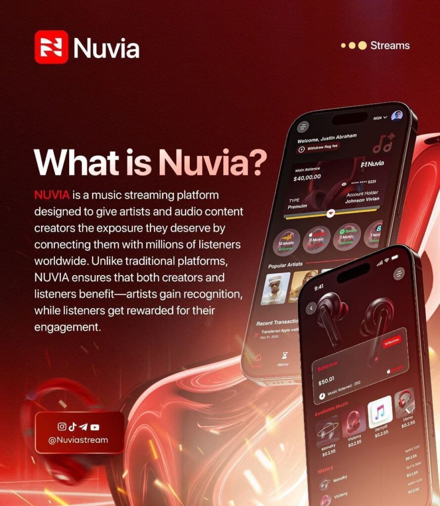 what is nuvia - Nuvia Music Streaming